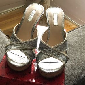 Guess Shoes - Silver Guess Wedges Guess Shoes - Silver Guess Wedges